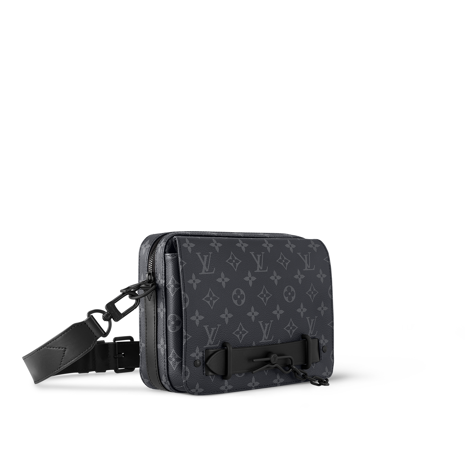 Steamer Messenger Monogram Eclipse - Men - Bags | LOUIS VUITTON ®